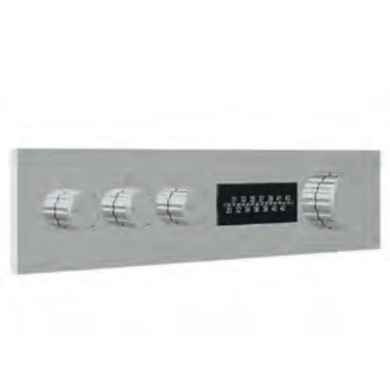 Termostat de duș încastrat W-70s cu afișaj digital, 2–6 ieșiri Treemme
