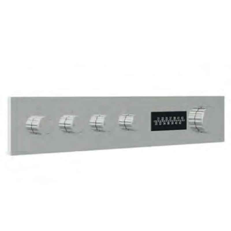 Termostat de duș încastrat W-70s cu afișaj digital, 2–6 ieșiri Treemme