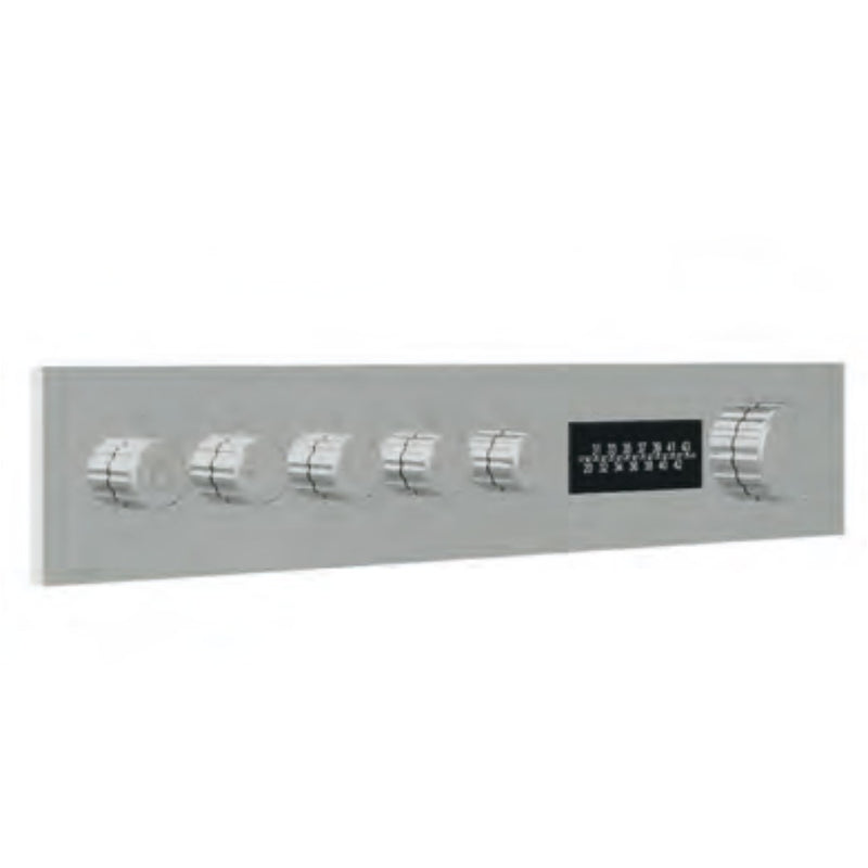 Termostat de duș încastrat W-70s cu afișaj digital și comandă LED, 2–6 ieșiri Treemme