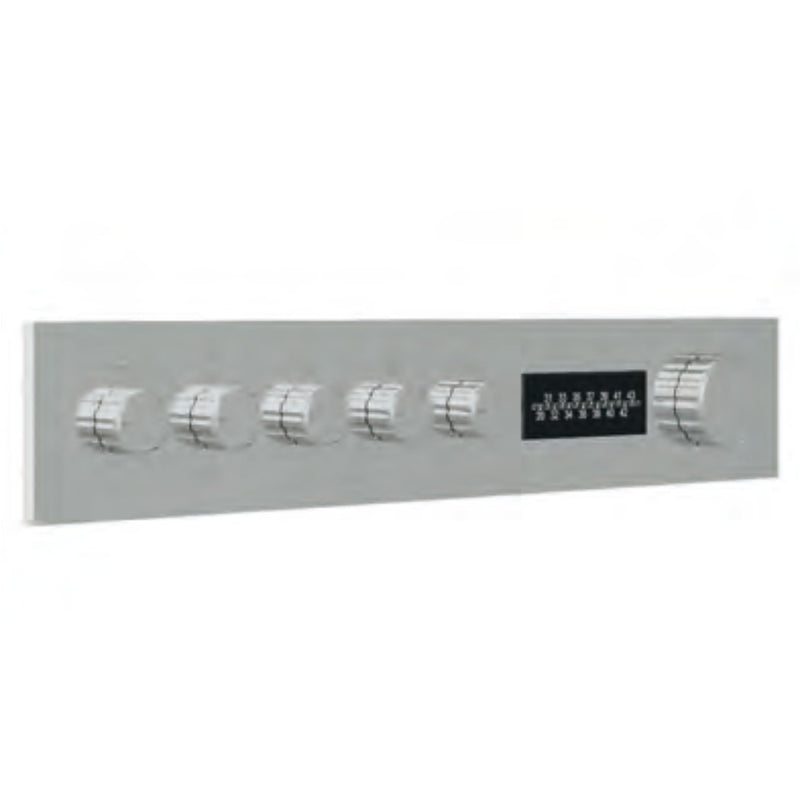 Termostat de duș încastrat W-70s cu afișaj digital, 2–6 ieșiri Treemme