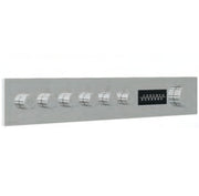 Termostat de duș încastrat W-70s cu afișaj digital și comandă LED, 2–6 ieșiri Treemme