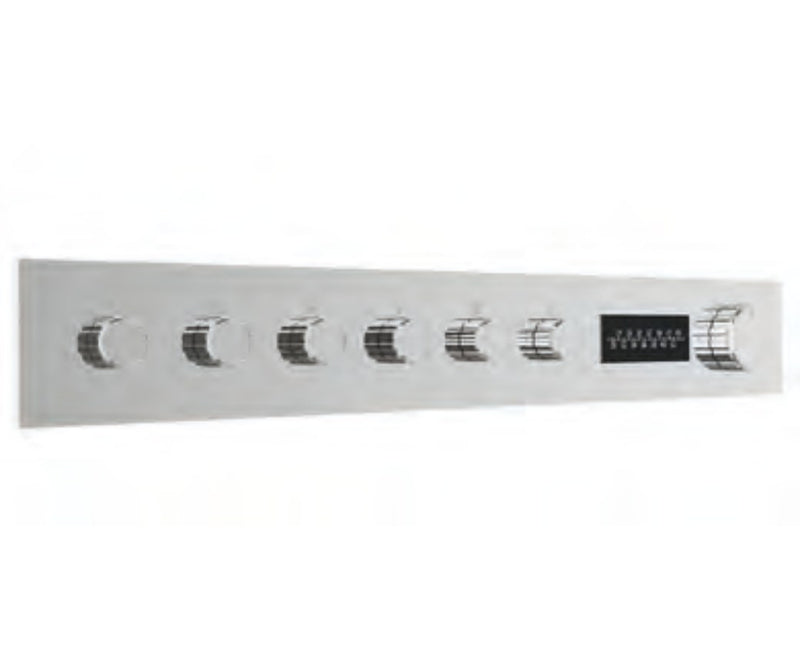 Termostat de duș încastrat W-70s cu afișaj digital, 2–6 ieșiri Treemme