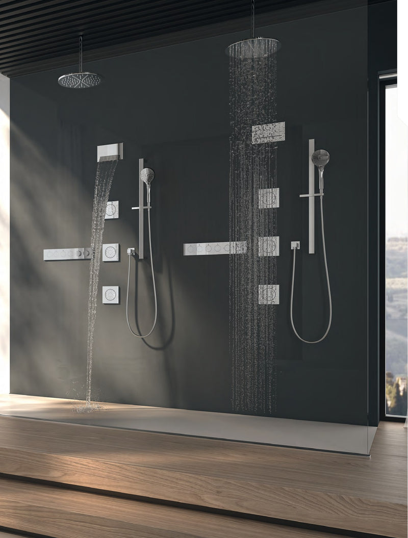 Termostat de duș încastrat W-Touch cu butoane, 2–5 ieșiri – Treemme, imagine de ambianță