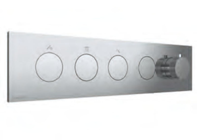 Termostat de duș încastrat W-Touch cu butoane, 2–5 ieșiri Treemme
