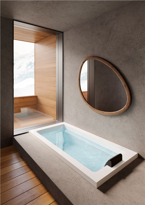 Cadă cu Hidromasaj Quadra 170x70x65cm - Design Modern Italian Treesse