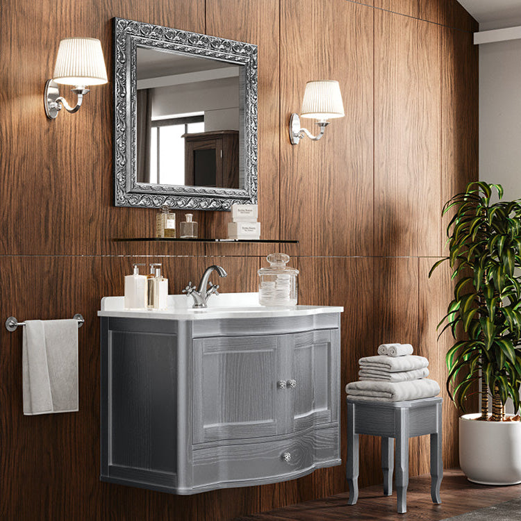Mobilier baie clasic Virginia VG01 105 cm, blat quartz – Eban Mobili