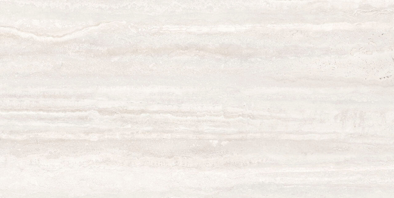 Gresie Porțelanată Stratos Vein White – Aspect Travertin 60x120 cm | Geotiles