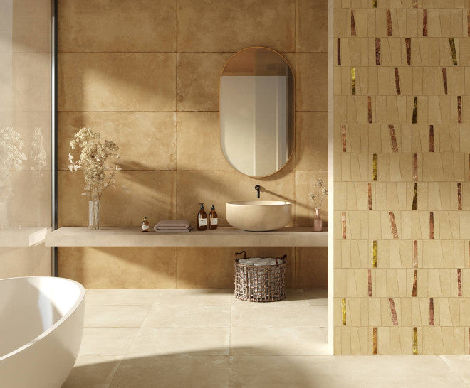 Gresie și faianță porțelanată Zest White 50 × 100 cm, natural – Aparici
