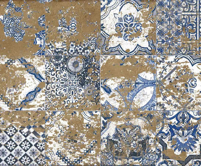 Gresie și faianță porțelanată Zest Siena Classic Stamp Vestige 50 × 100 cm, natural – Aparici