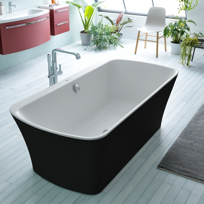 Cadă Freestanding Neagră Mary 185cm - Design Modern Premium Kolpasan