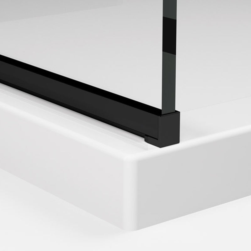 Paravan de dus walk-in sanswiss 80x200 cm negru mat