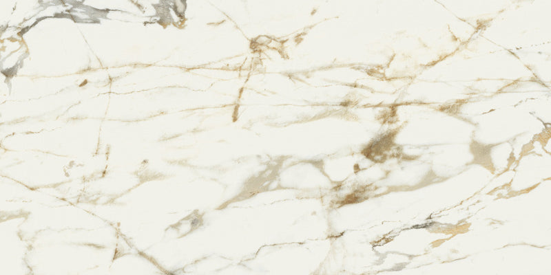 Gresie porțelanată Bellagio Natural 60 × 120 cm, lucios, aspect marmură – Baldocer