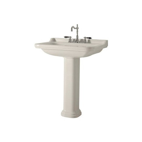 Lavoar cu Piedestal Waldorf 80 cm Alb Lucios – Kerasan Italia