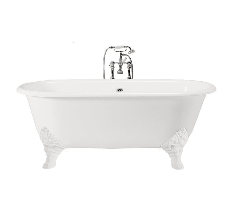 Cadă de Baie din Fontă Carlton Albă 178x80cm - Design Clasic Italian Gentry Home