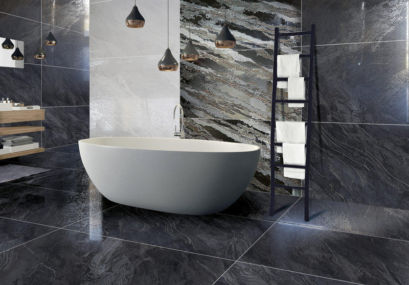 Gresie faianta istinkto black 60X120 cm made in italia