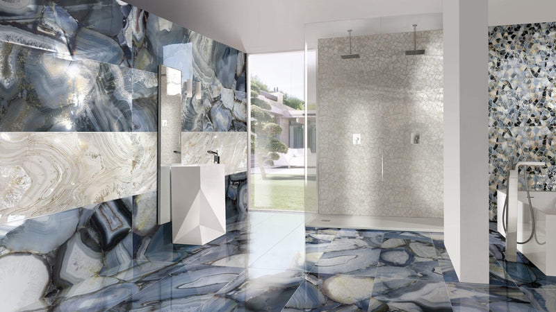 Decor preziosa light blu 60x120 cm made in italia