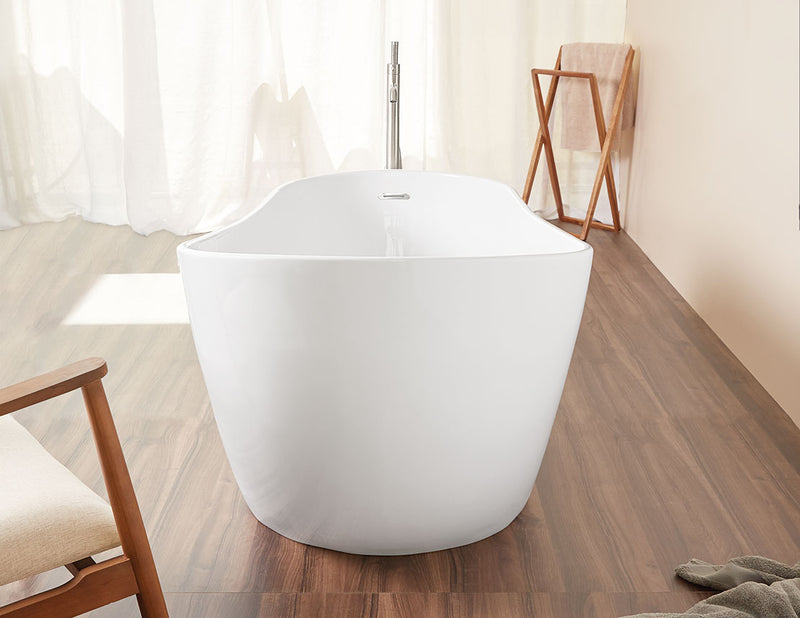 Cadă Freestanding Dalia 180x80cm - Design Modern Alb Lucios - Sanycess Spania