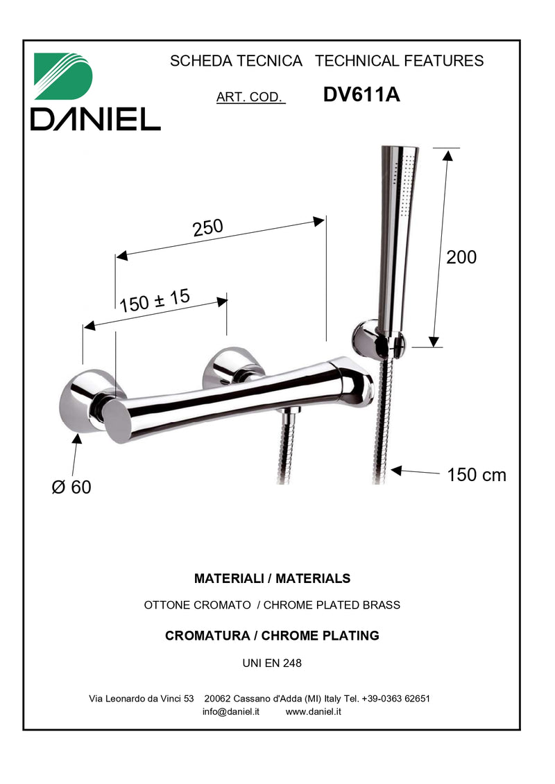 Baterie dus diva made in italy dv611a