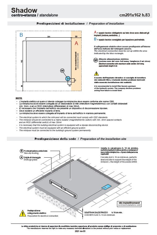 Minipiscină spa Shadow Treesse Ghost Plus, 200x160 cm, 2-3 persoane