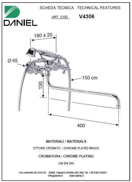 Baterie cada made in italy revial v4306