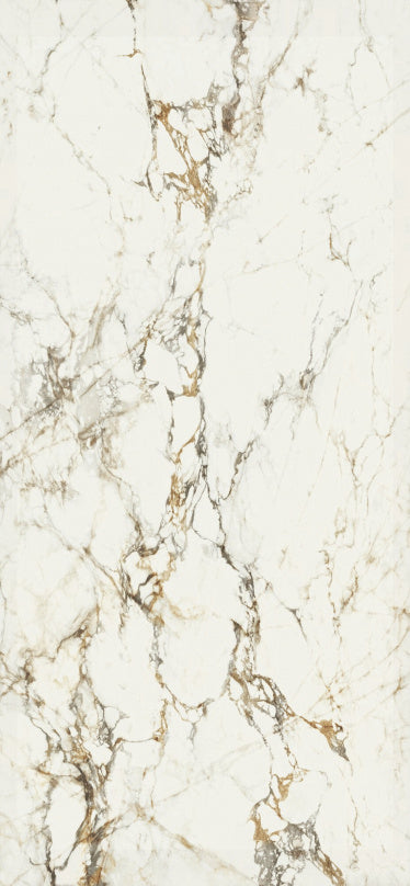 Gresie porțelanată Bellagio Natural 260 × 120 cm, lucios, aspect marmură – Baldocer
