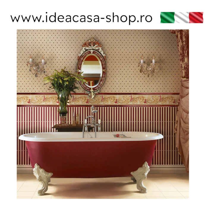 Cada baie Elegance red stil clasic Petracer's Italy