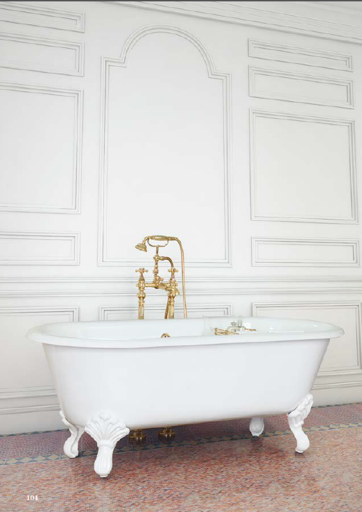 Cadă de Baie din Fontă Carlton Albă 178x80cm - Design Clasic Italian Gentry Home
