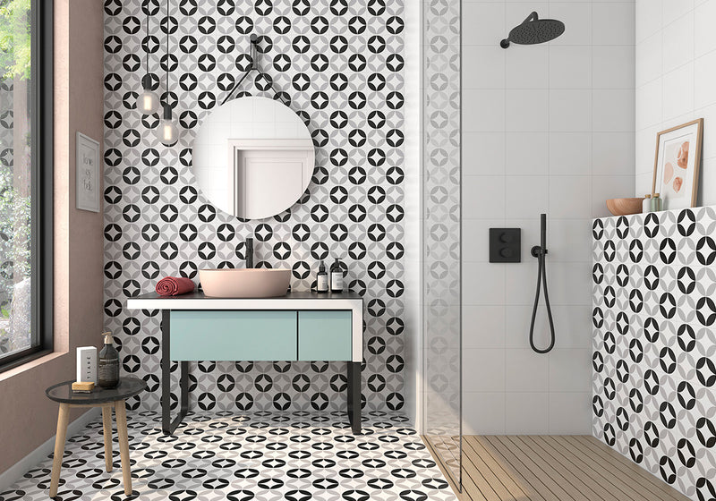 Gresie porțelanată Bora 22,3 × 22,3 cm, mat – Geotiles