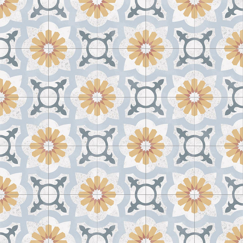 Gresie și faianță porțelanată Terrazzo Straciatella Amaretti 20 × 20 cm – Arcana