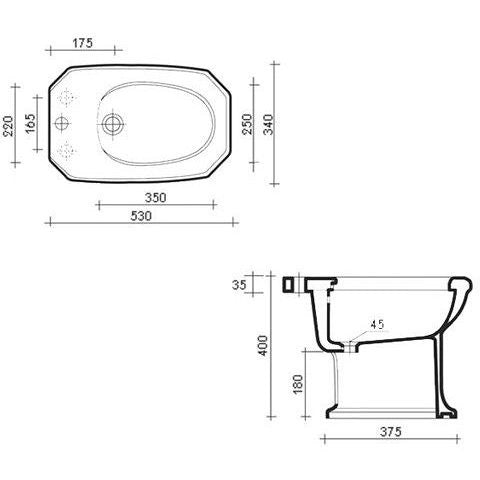 Sbordoni Romana – Vas WC Stativ cu Capac Soft Close | Made in Italy