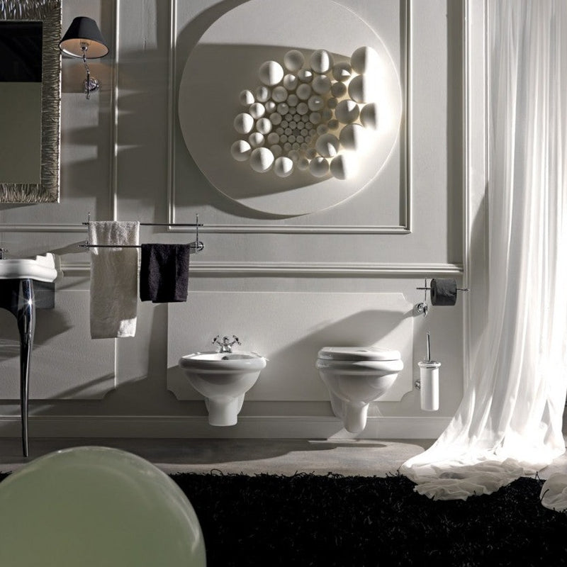 Vas WC Suspendat Kerasan RETRO cu Capac Soft Close – Ceramică Italiană
