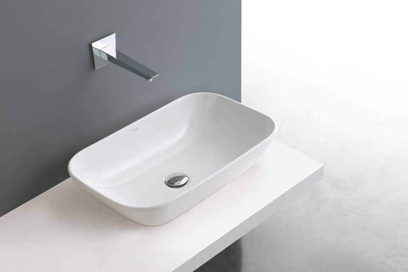 Lavoar de blat Cover 58x35 cm – Ceramică Italia Althea, finisaj glossy white