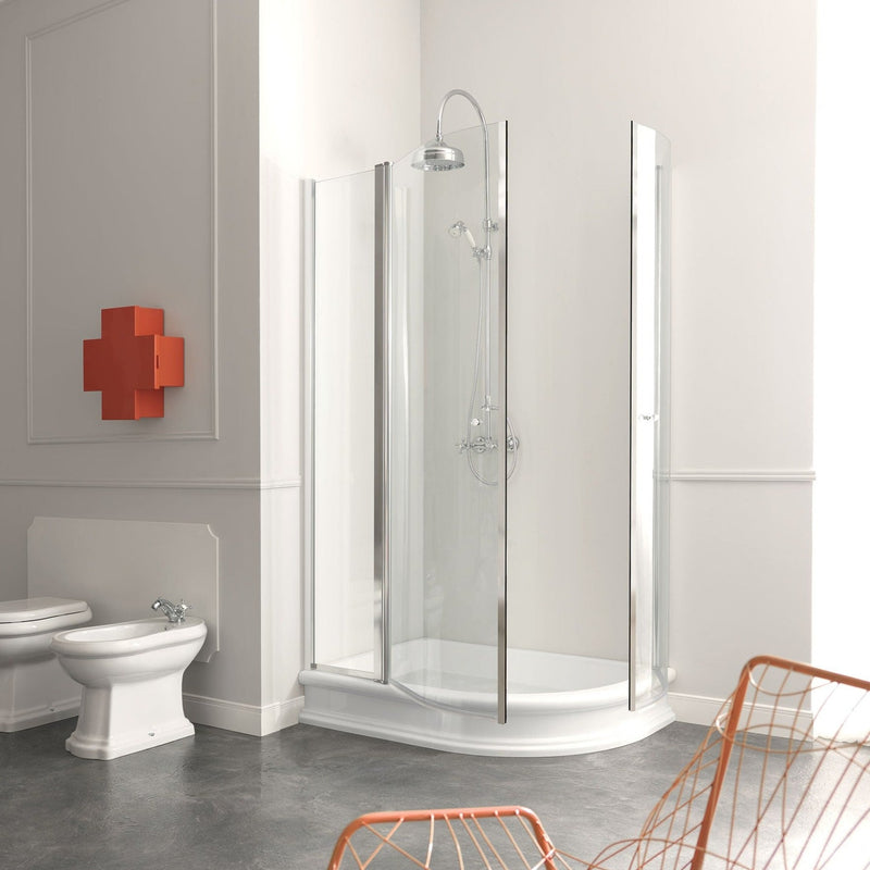 Vas WC Stativ Kerasan Retro 1010 – Ceramică Italiană, Capac Soft Close