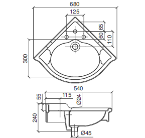 Palladio Lavoar de colt made in italy 7050